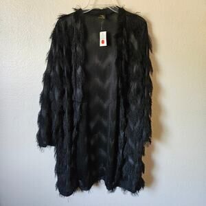 Windsor Tassel Long Sleeve Cardigan 1X